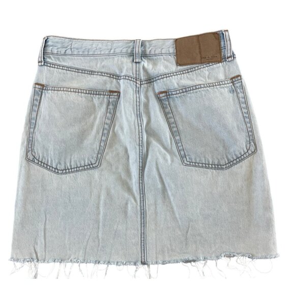 Rag & Bone High Rise Mini Skirt 17" Primrose Light Denim‎ Size 29 MSRP $204 - Picture 11 of 12